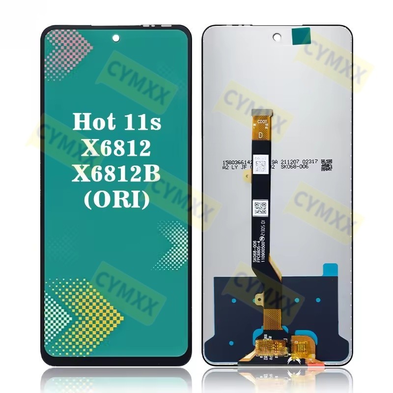 Original LCD For Infinix Hot 11s X6812 X6812B/Hot 11s NFC/ Hot 20S ...