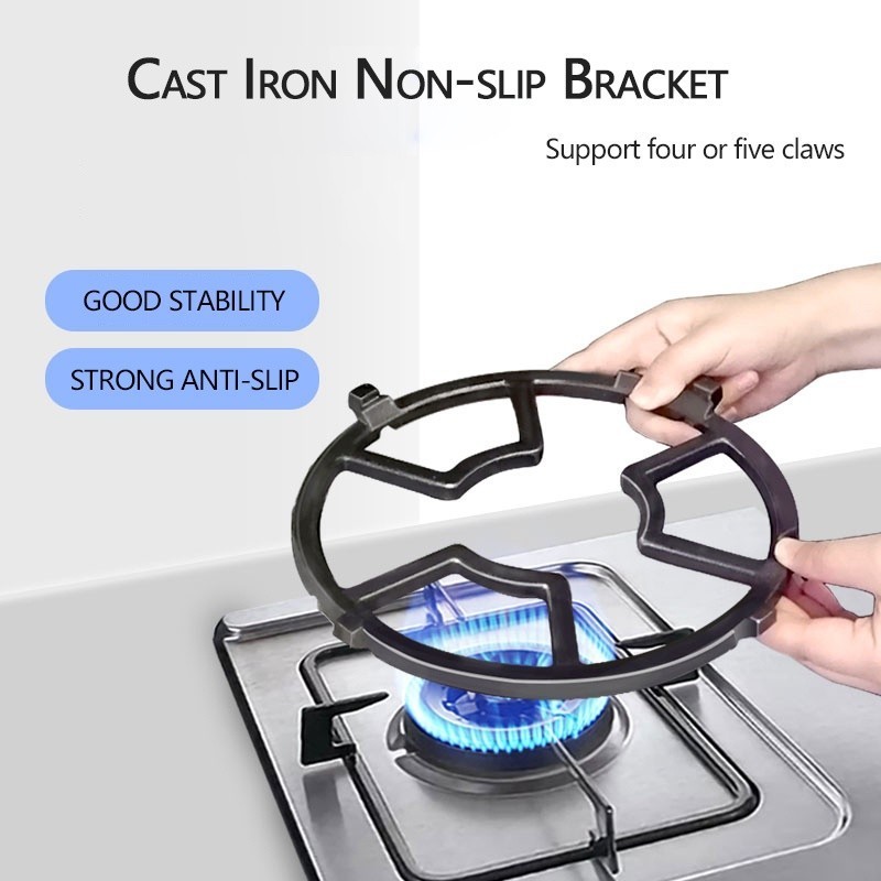 Wok Pan Stand Supports Rack Cast Iron Gas Stove Rack | Shopee Philippines