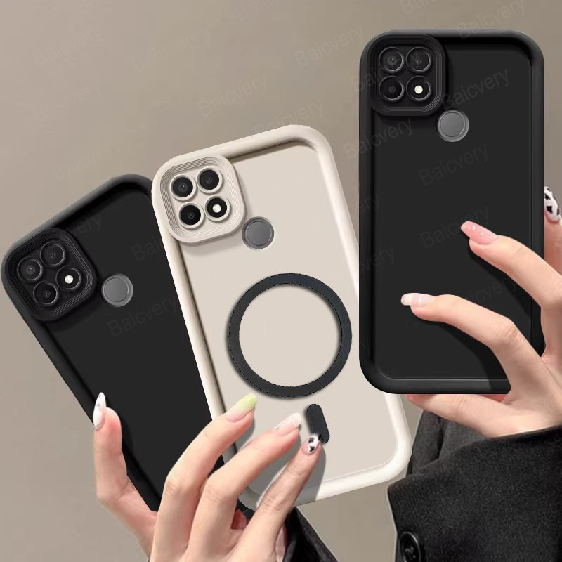 Casing For Realme C25 RMX3191 C12 RMX2189 C25S RMX3197 7i RMX2193  Narzo 20 Narzo 30A Fashion Border Protective Soft TPU Phone Case With  Ring