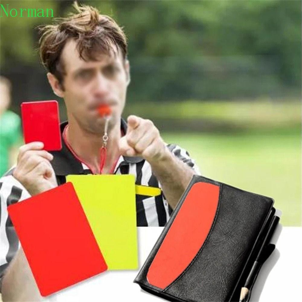 NORMAN1 Soccer Referee Card, Red Card Score Sheets Football Referee ...
