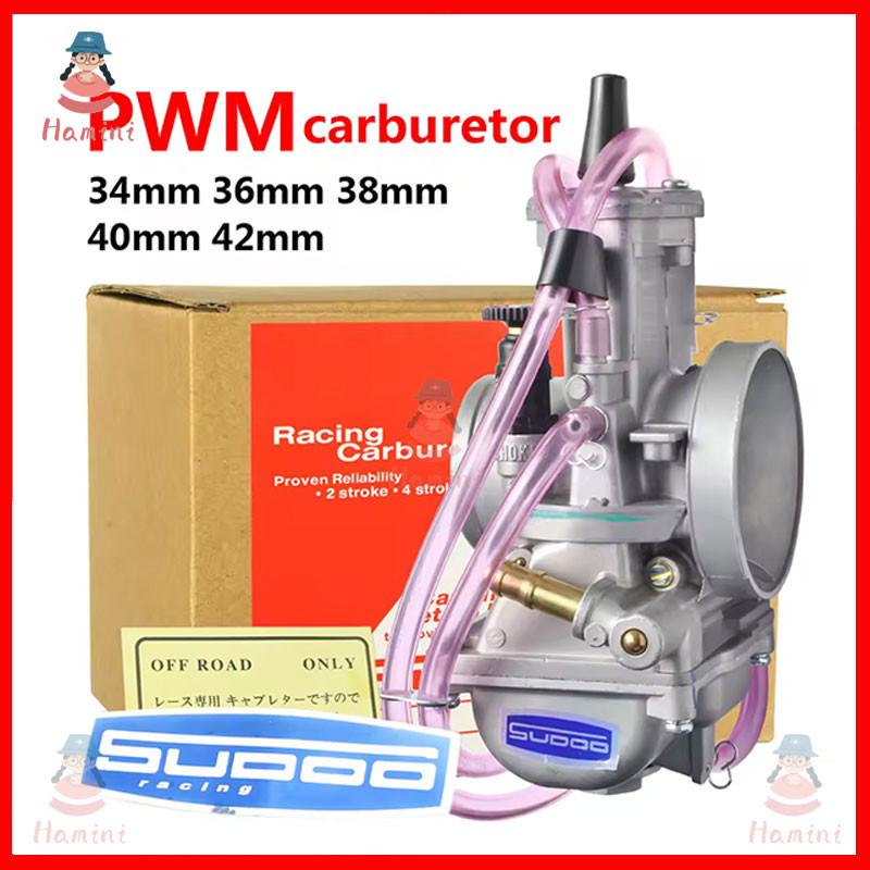 PWM 34 36 38 40 42mm For Keihin Carburetor Universal Shift Karts 2T ...