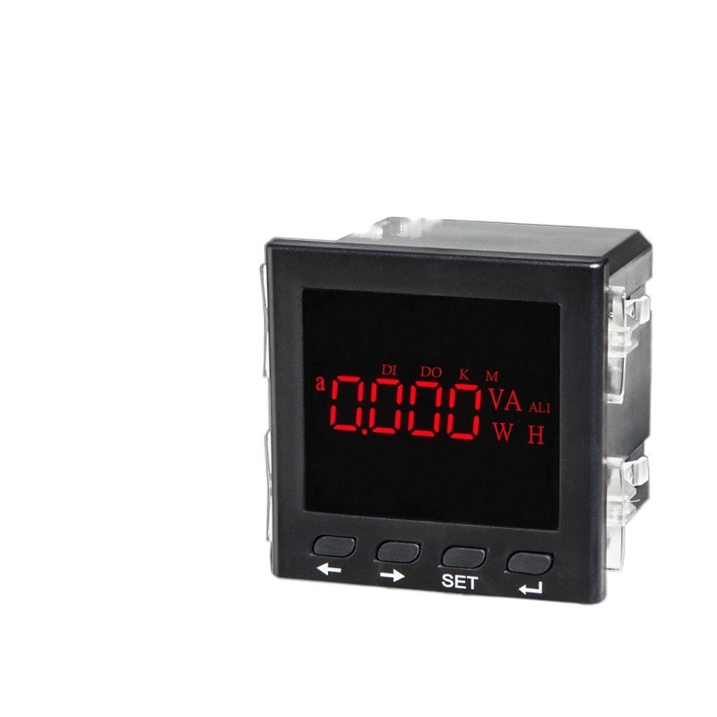 Single-phase multi-function power meter digital display meter liquid ...