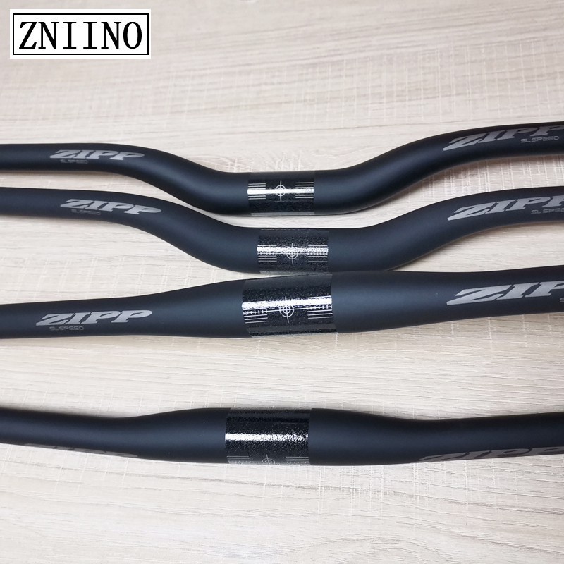 Guidon VTT En Fibre De Carbone 3K Mate - Diamètre 31.8 Mm - Longueurs 600 à 700 Mm - Style Flat/Riser