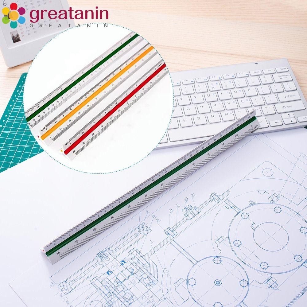 GREATANIN Scale Ruler 30CM Drafting Tool Stationery Student Architect ...