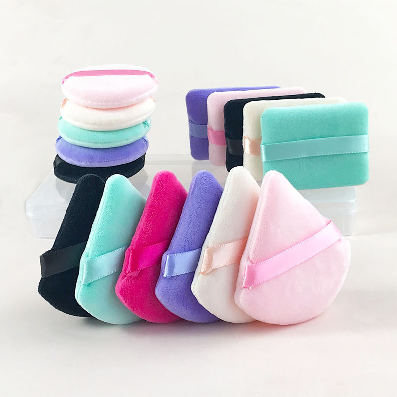 locking Powder Puff Do not eat powder makeup dry Powder Suede Makeup ...