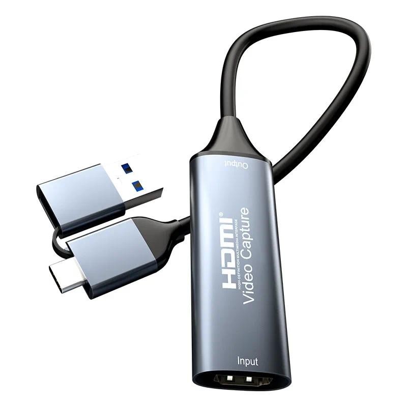 4K HDMI To TypeC USB 2.0 USB-C Video Capture Card 1080P Audio Video ...