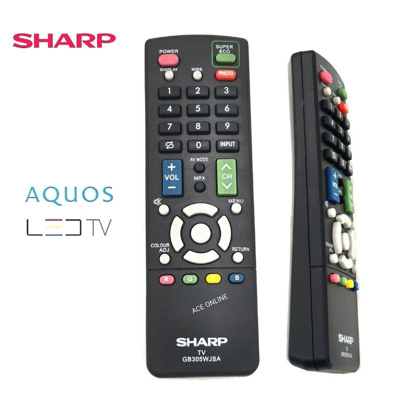 SHARP AQUOS LCD LED TV Remote Control GB305WJSA Compatible With