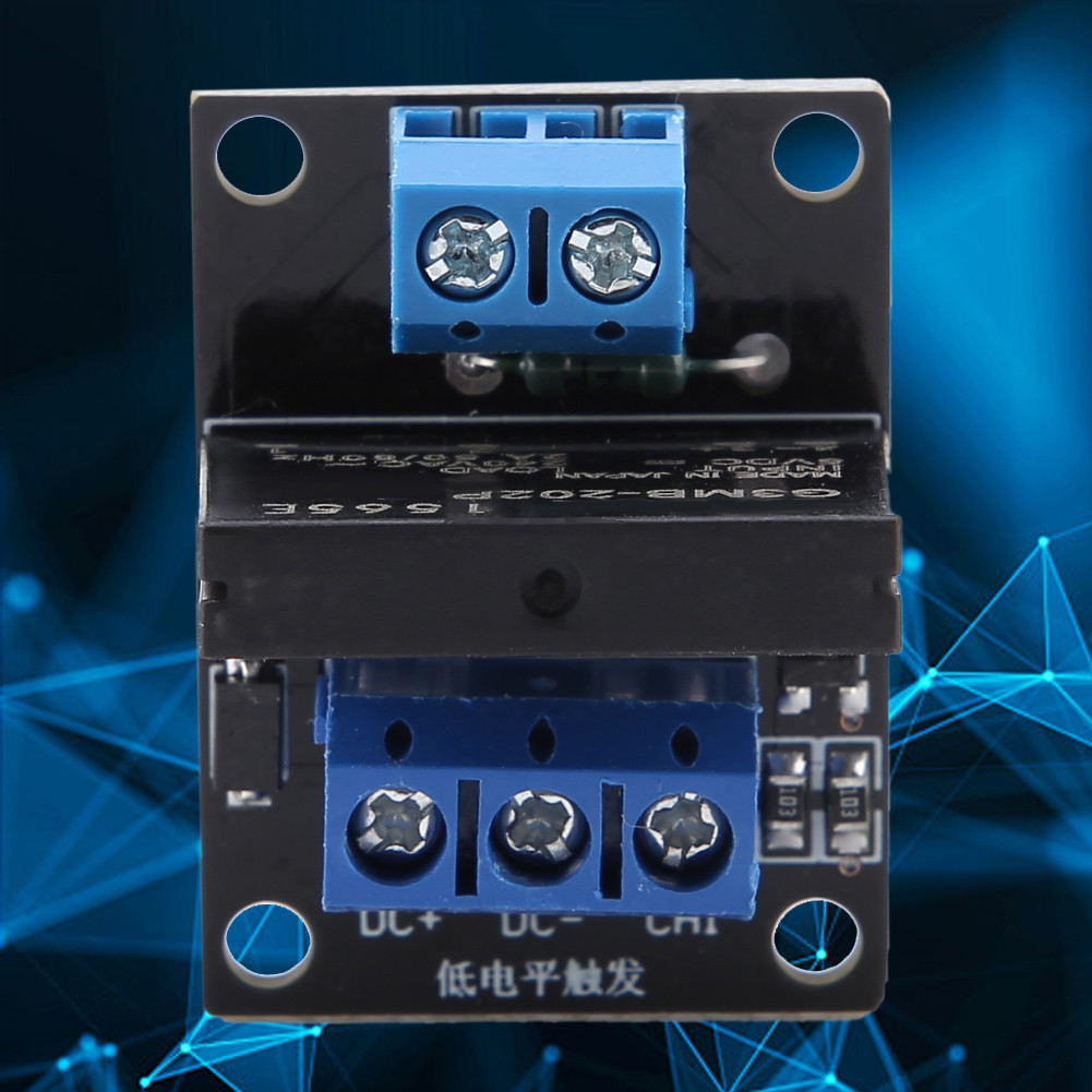 Soxii Solid State Relay 1 Channel Module with Fuse Low Level Trigger 2A ...