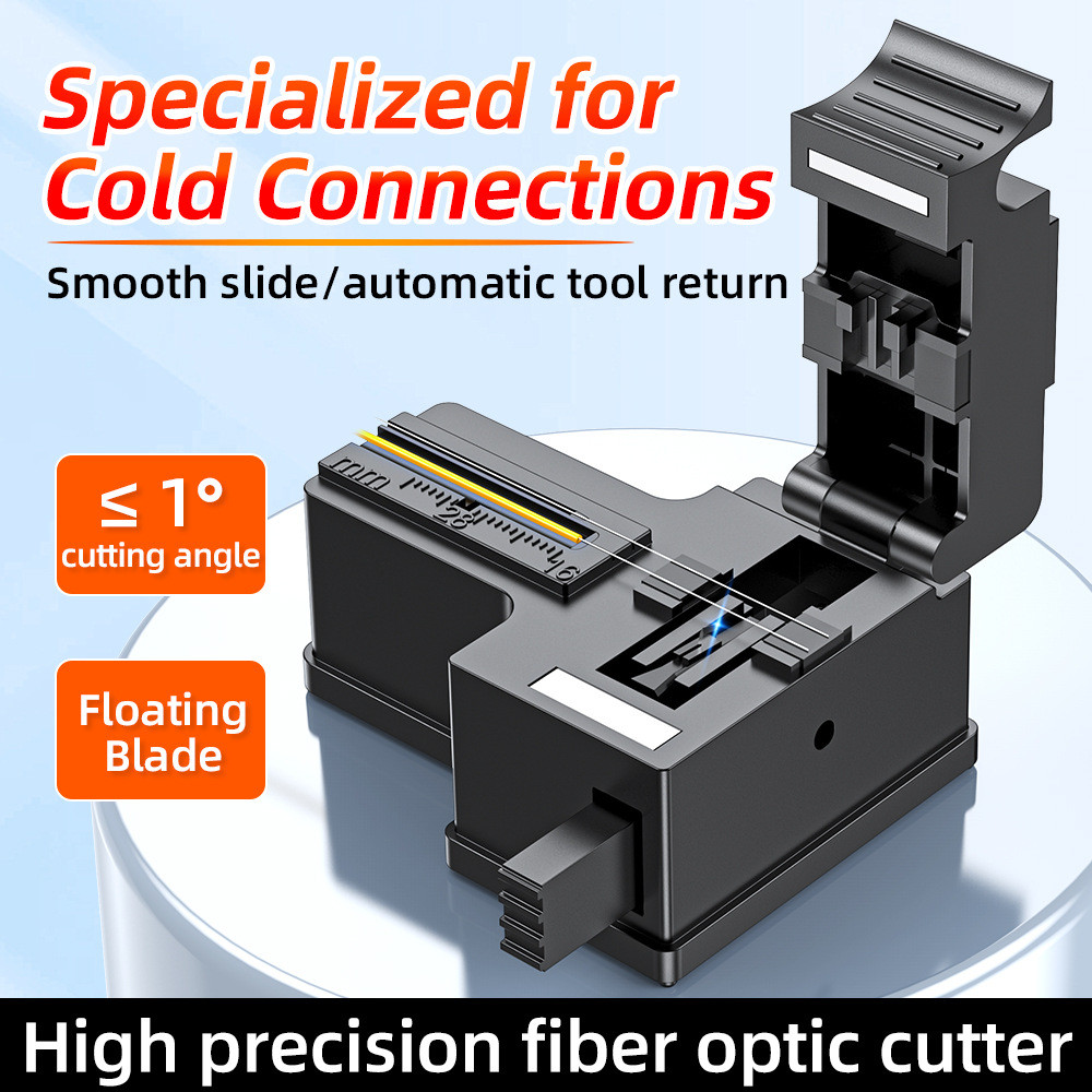 Mini Optical Fiber Cleaver, ABS Small High Precision Fiber Cutter