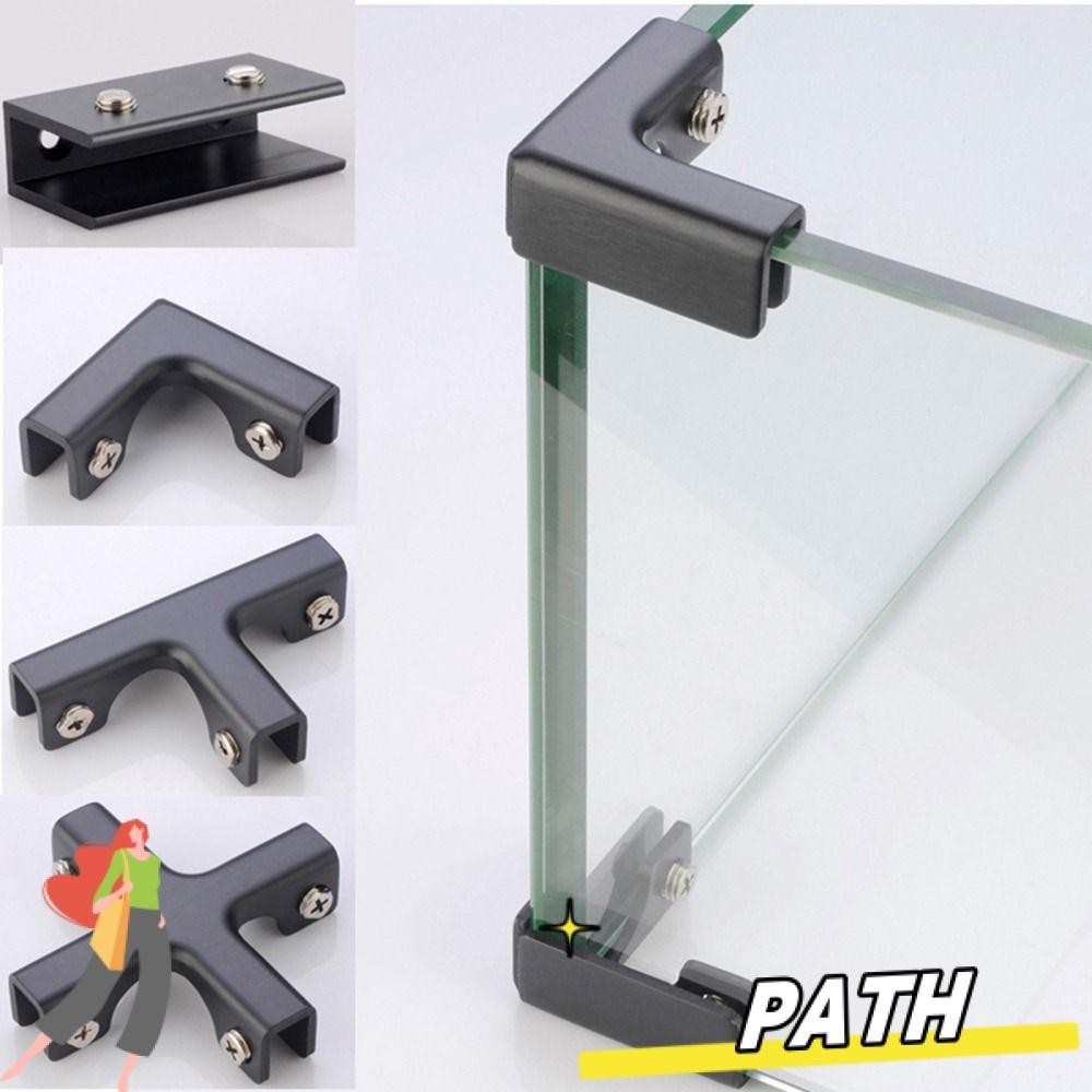 PATH Angle Corner Code, Reinforcement Aluminum Alloy Glass Clip, L-type ...