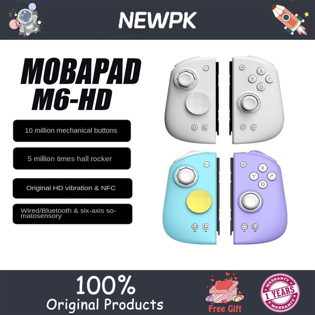 MOBAPAD M6-HD Flagship version switch controller Joycon controller HD ...