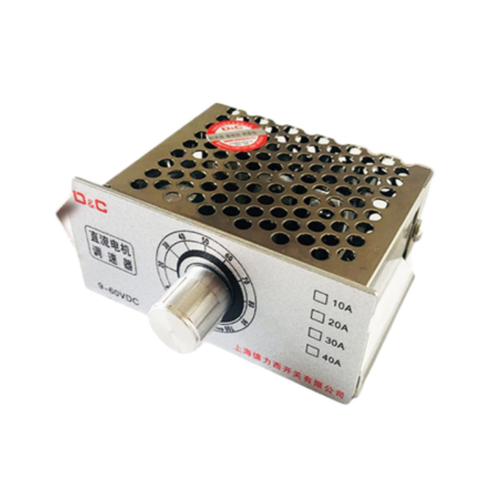 Pwm dc governor dc motor speed controller 9v 60v 40a stepless speed