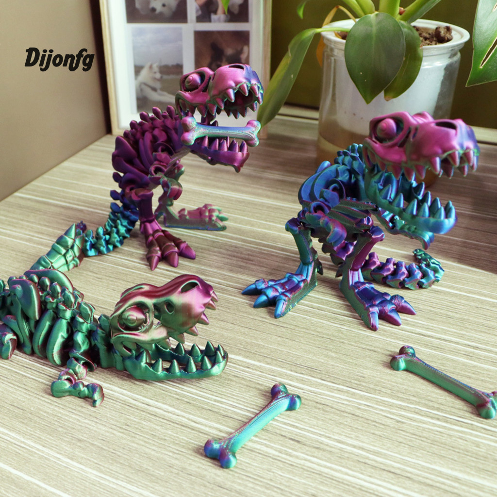 Articulated dinosaur toy desktop dinosaur toy moveable joint dinosaur