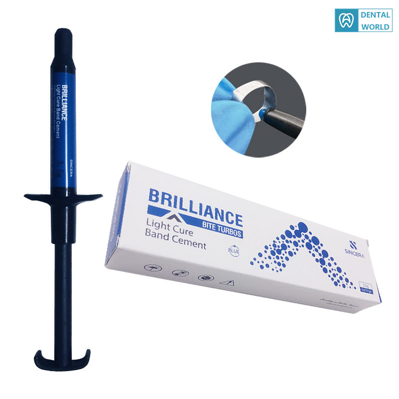 1Pc Dental Light Cure Cement for Orthodontic Metal Bands& Teeth Bite