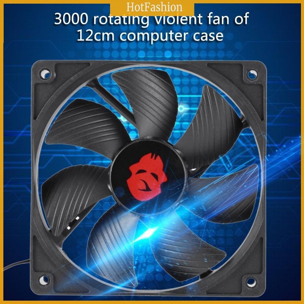 【Local Delivery】12cm 4 Pin High Speed Desktop Chassis Fan Large Air ...