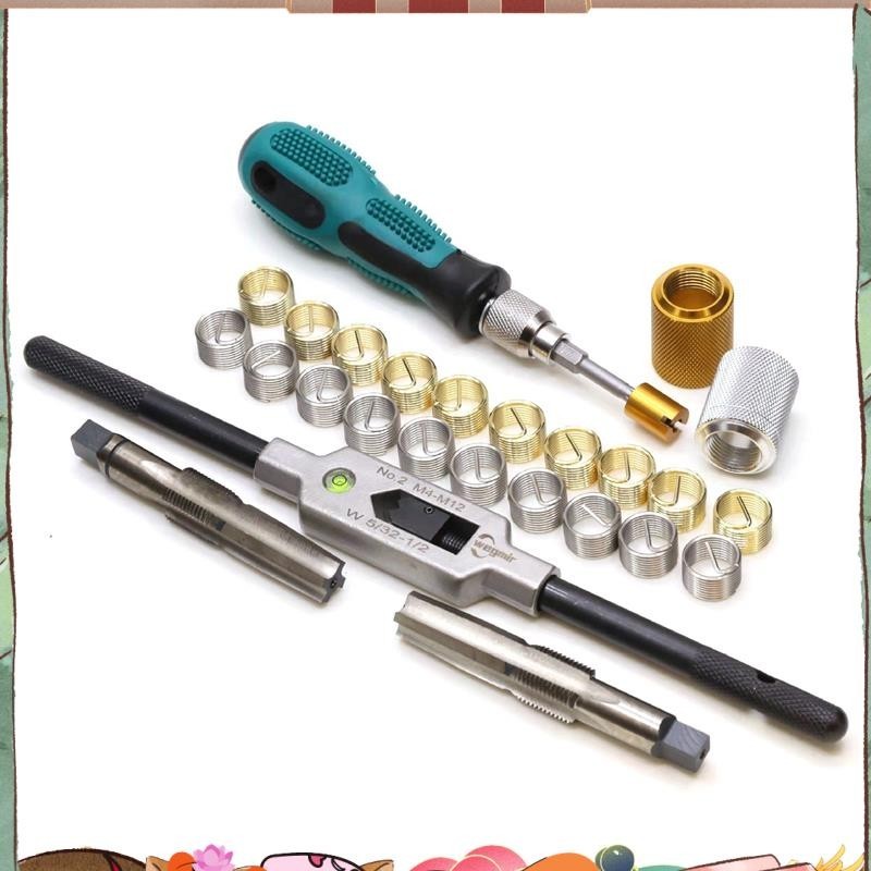 Bike Crank Pedal Thread Repair and Insertion Kit Crank Protector Road