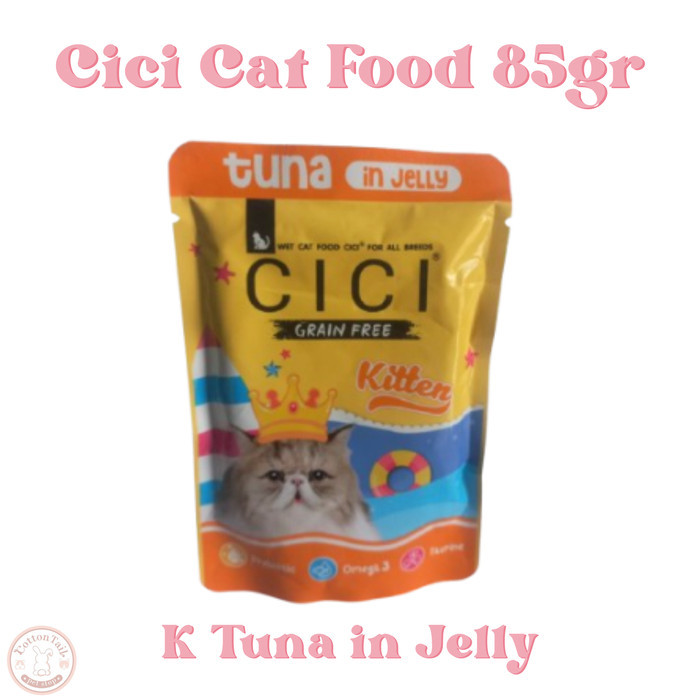 CICI Pouch Grain Free 85gr Catfood Sachet - Cici Cat Wet Food | Shopee ...