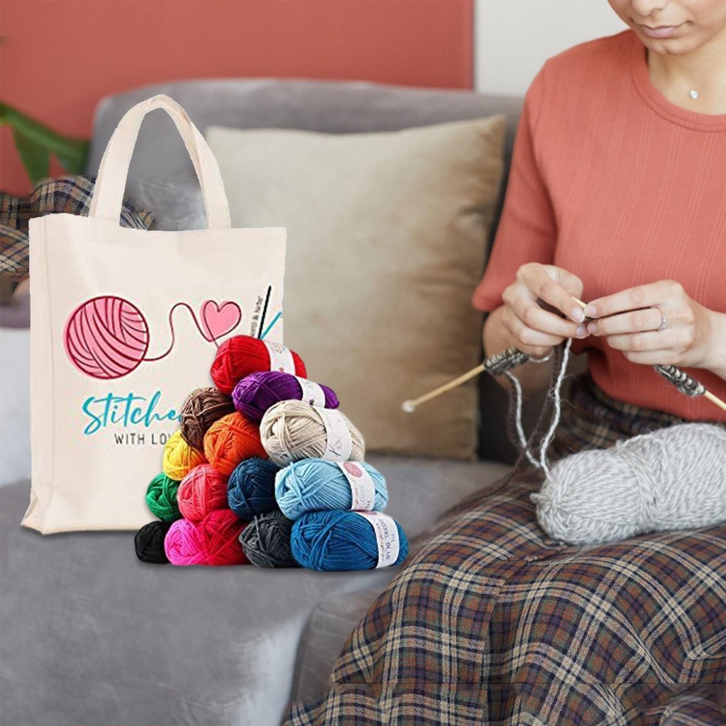 Crocheting Kit Learn to Crochet Set Travel-Friendly Craft for ...