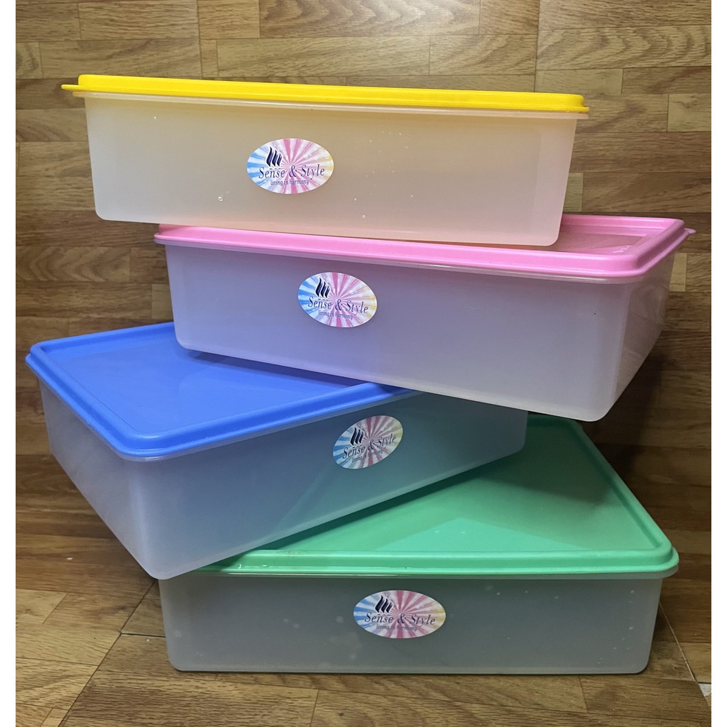 Plastic Food Keeper Container Storage with Cover Sealer #5517 #5518 ...