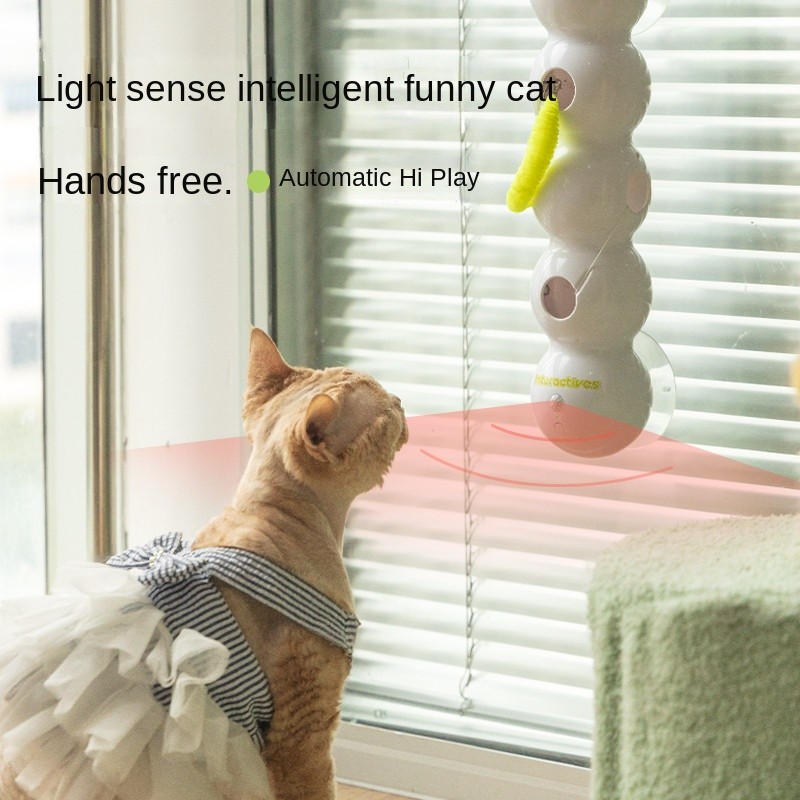 Induction Caterpillar Smart Electric Cat Toy Consume Physical Strength ...