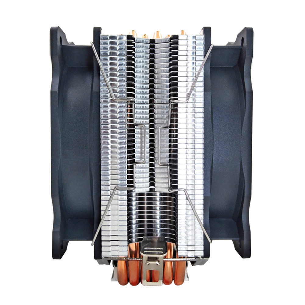 SNOWMAN MT6 12cm CPU Cooler Fan 6 Heat Pipes Desktop 4 Pin PWM Heatsink ...
