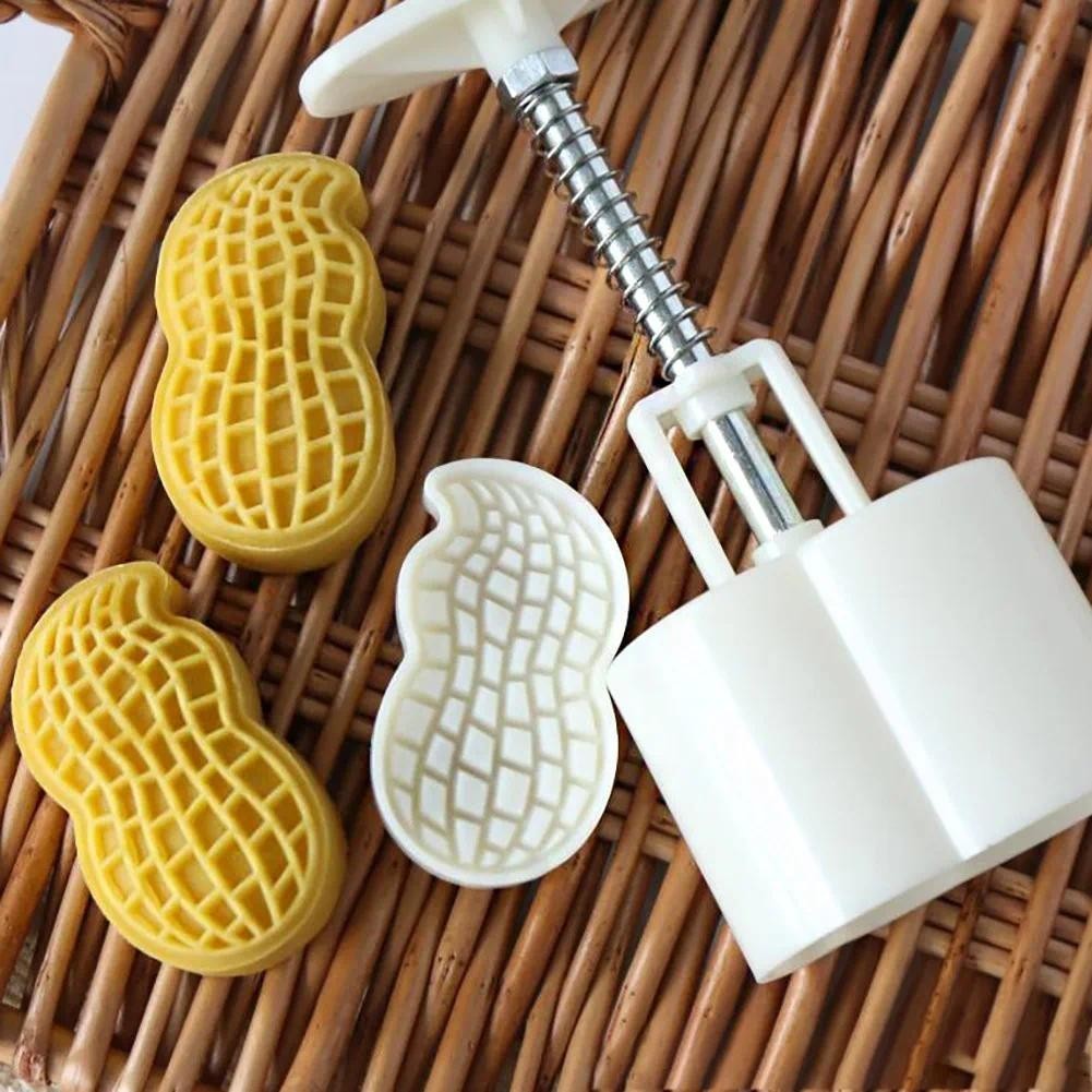 Peanut Shape Mold Mooncake Mould 50g Mid Autumn Festival DIY Hand ...