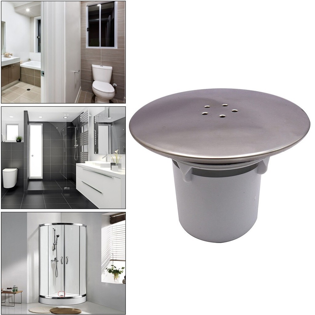 Shower Waste Drain Cap Tube/Cup Cover Cubicle 90mm / 115mm Drain