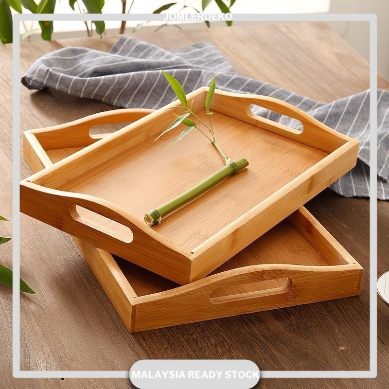 Household Rectangular Tea Tray Water Cup Storage Tray