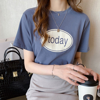 Short SleeveTWomen's T-shirtinsTide2024New Summer Korean Style ...