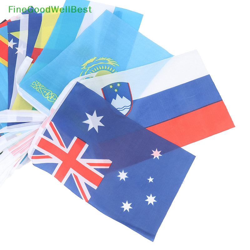FGWB 50 Countries Flag 1 string Hanging Flag Banner World Rain Flags ...