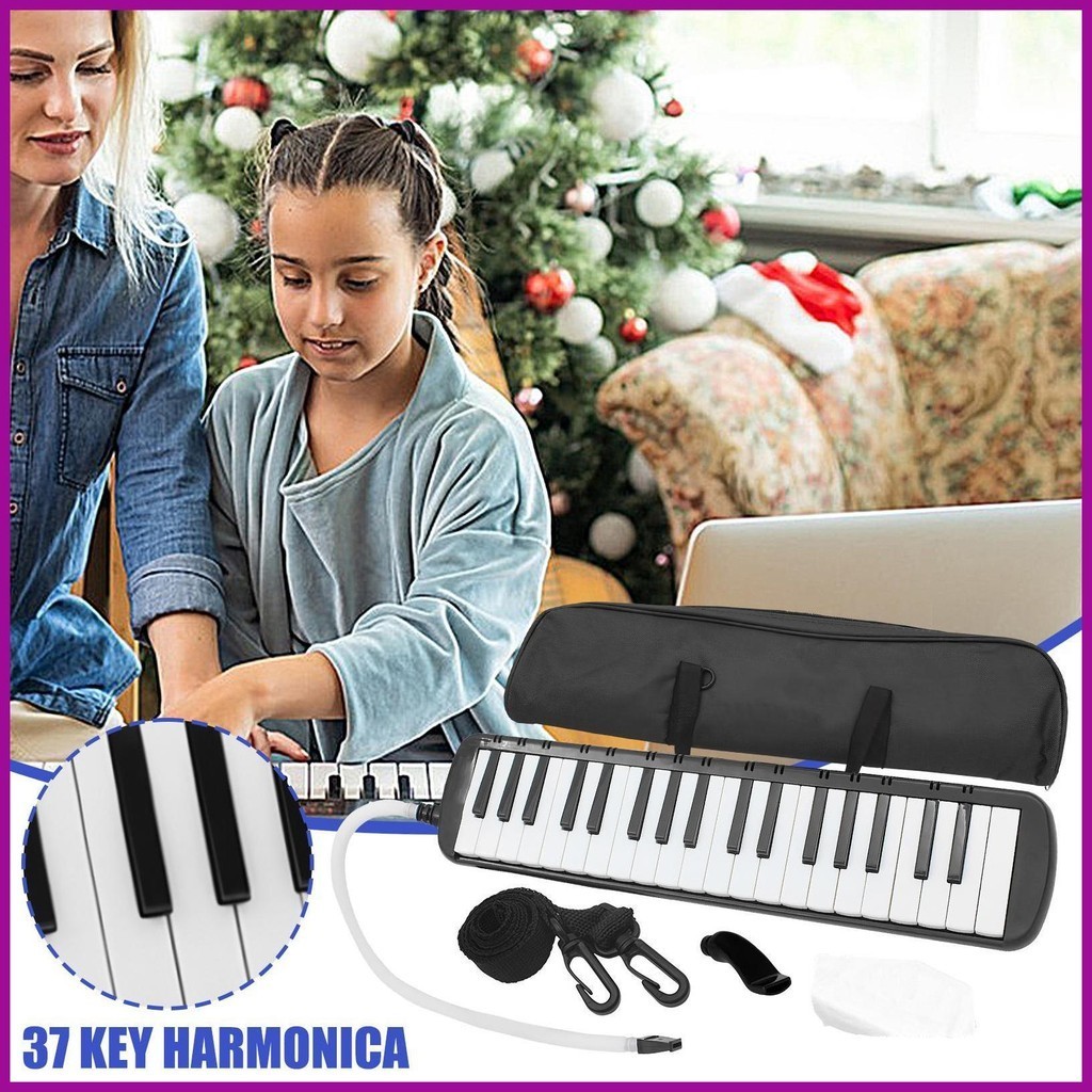 37 Key Melodica Kit Air Piano Keyboard Musical Instrument Blow Keyboard Melodica Instrument Portable Air Piano Pomerph I.1202856486