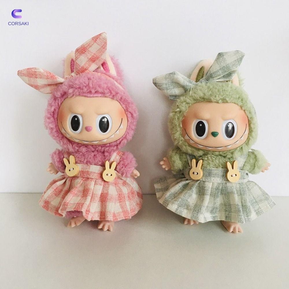 CORSAKI Labubu Doll Clothes, Labubu Time To Chill Filled Doll Cos Dress ...