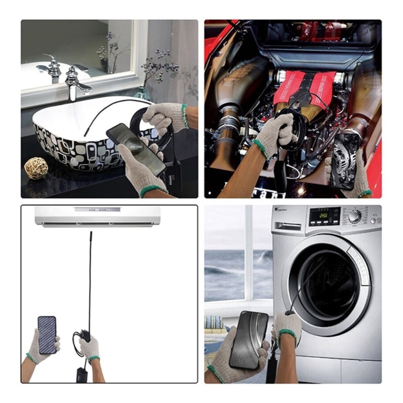 6 LED Endoscope Inspection Camera USB 3 in 1 Inspection Camera for ...