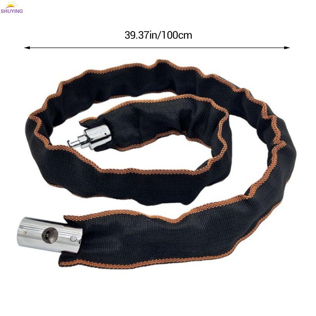 Heavy duty bike chain lock clearance