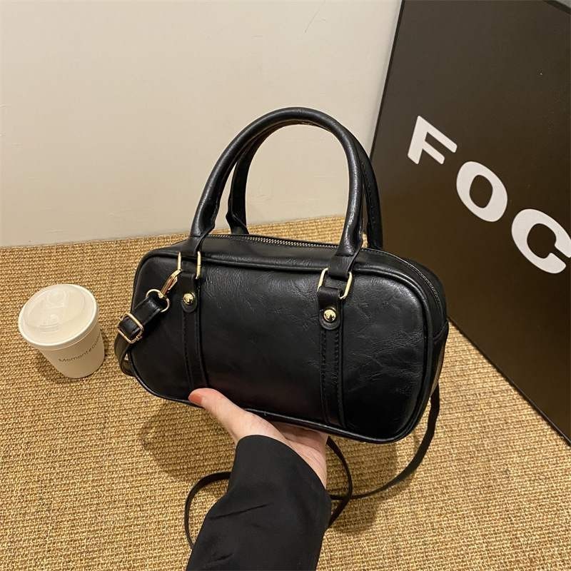 Beautiful Leather Cross-body Handbag Basic Style High-Quality Handbag ...