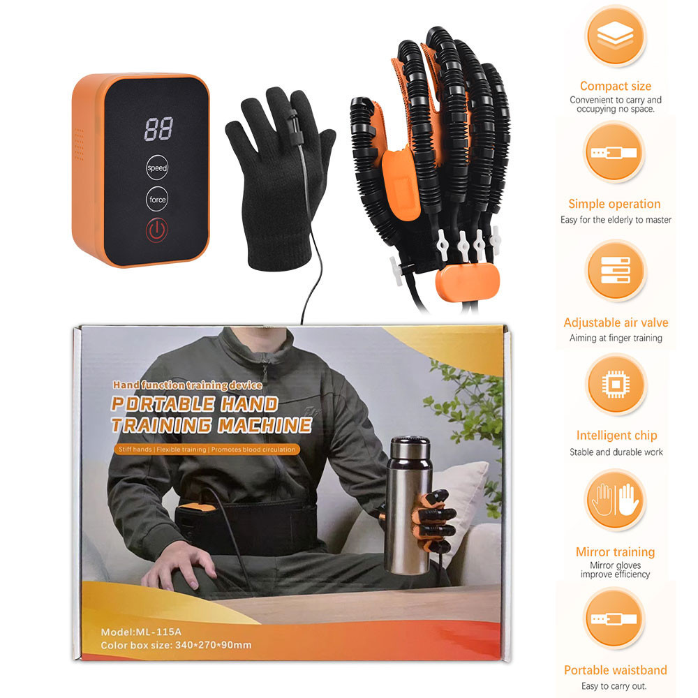 Left/Right Hand Rehabilitation Robot Gloves With Mirroring Stroke ...
