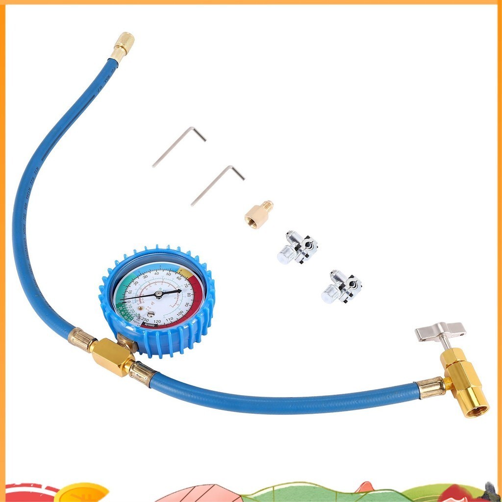 R134A Refrigerant Recharging Hose With Gauge, Refrigerator - View #3