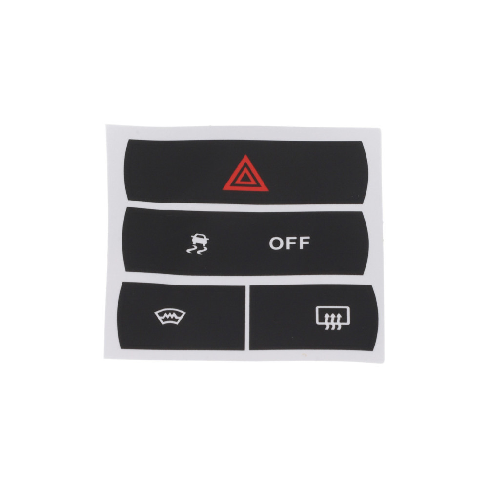 of stickers to repair the Hazard button, defroster and ESP for Ford for ...