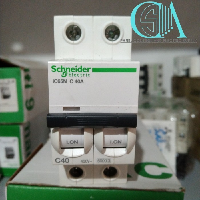 Disjoncteur IC60N 2P 40A Courbe D - Schneider Electric