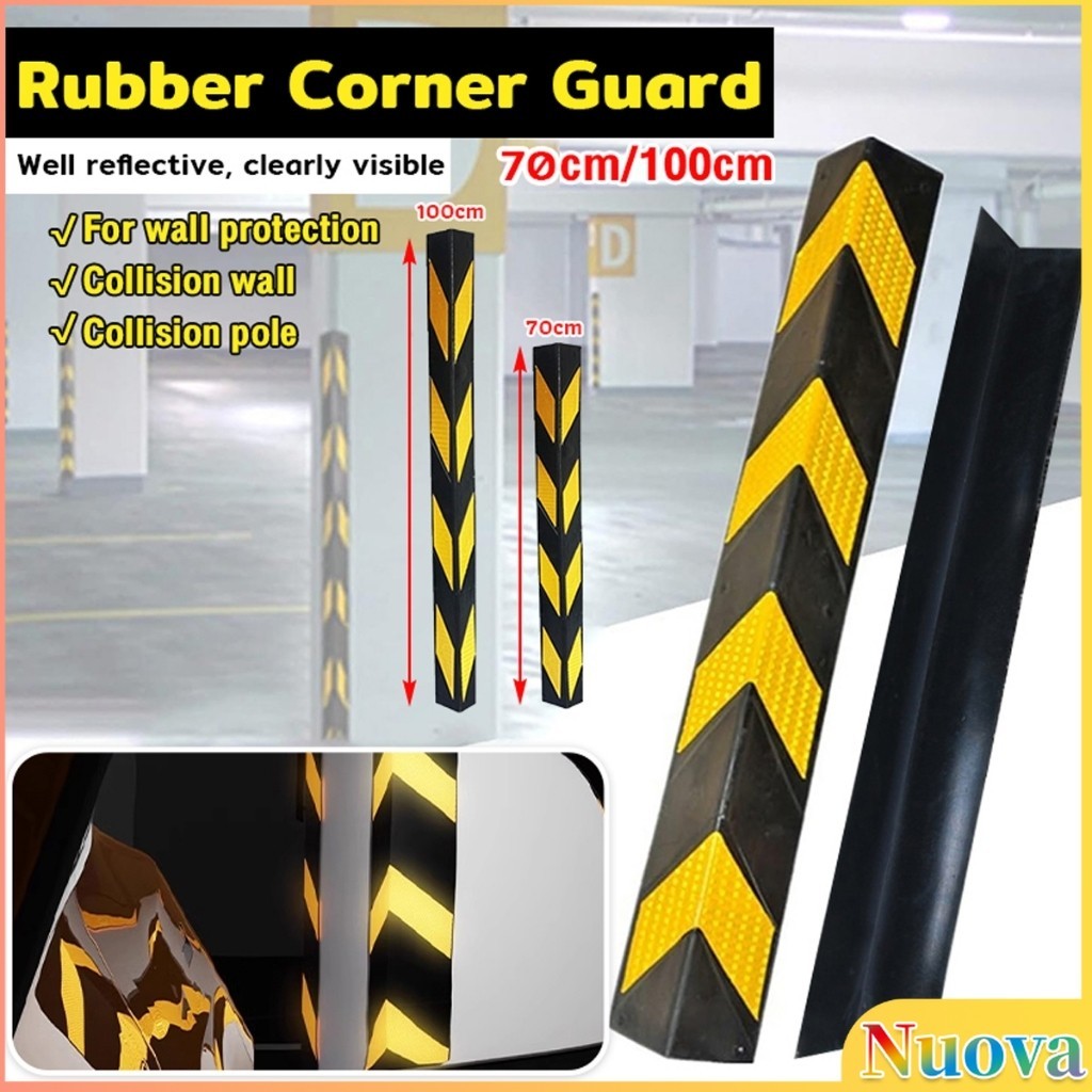 Nuova Rubber Corner Guard Reflectorized Corner Guard Parking For Edge ...