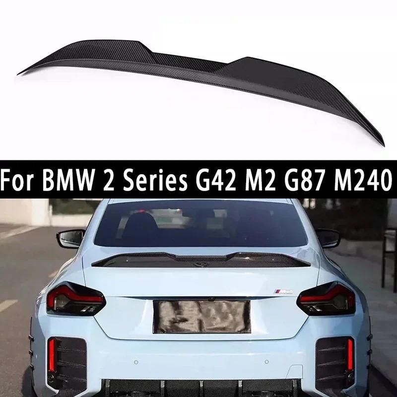 For BMW 2 Series G42 M2 G87 M240 Carbon Fiber Tail fins Rear Trunk ...