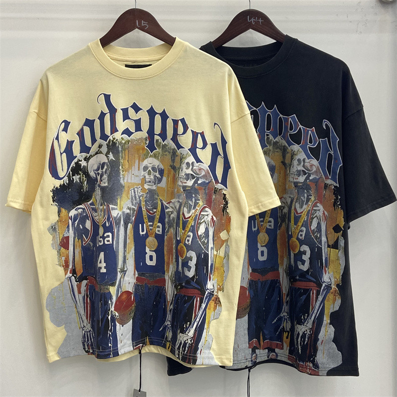 FDTURES Couples Printemps Été Mode Casual T Shirt, Impression