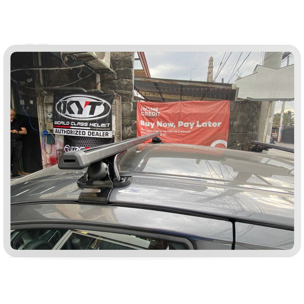 Aluminum gutterless crossbar universal fitment ripple | Shopee Philippines