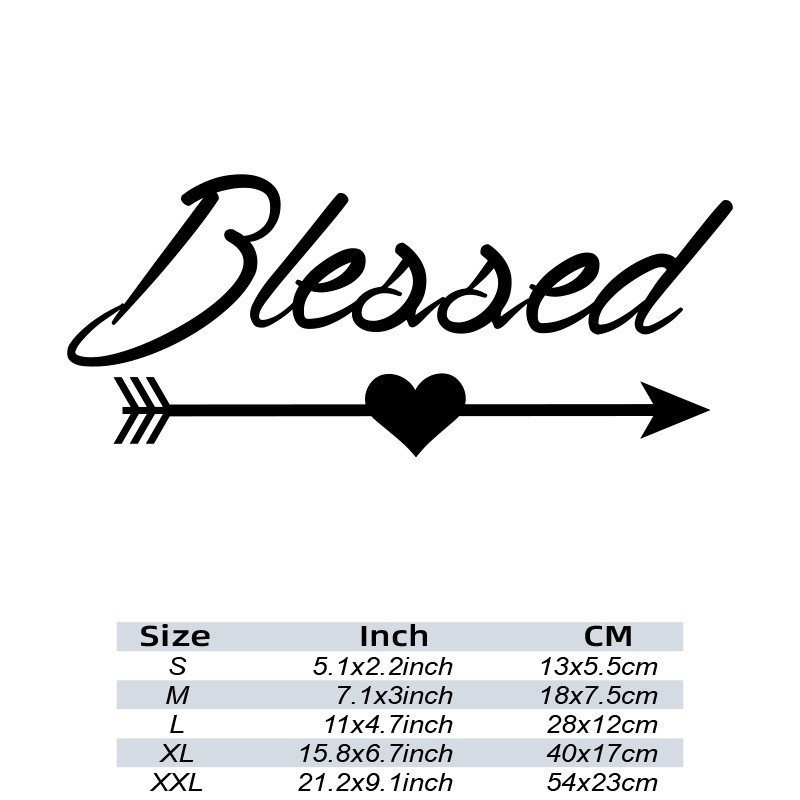 Blessed Sticker for Motorcycle Sticker Car Sticker Vinyl Decals ...