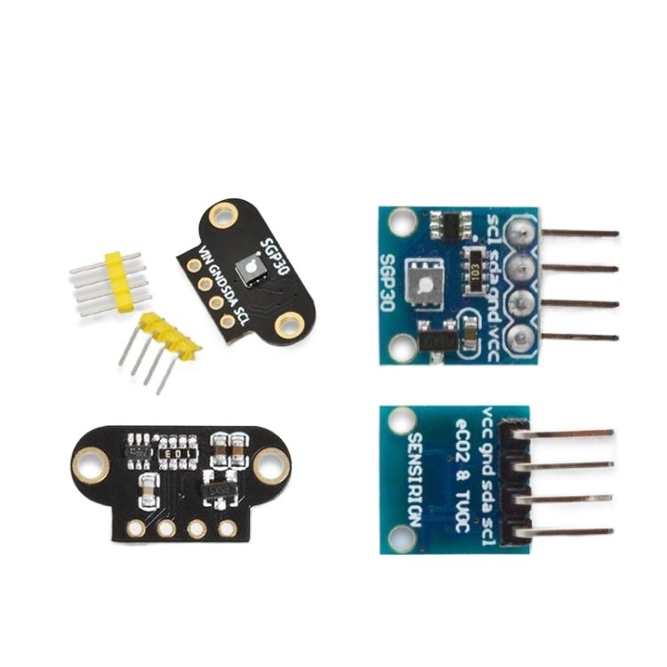 SGP30 gas sensor module TVOC/eCO2 air quality formaldehyde carbon ...