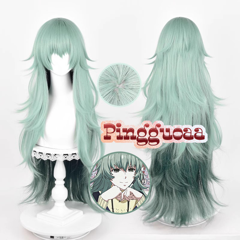 Tokyo Ghoul Eto Yoshimura Cosplay Wig 95cm Long Green Gradient Heat  Resistant Synthetic Hair