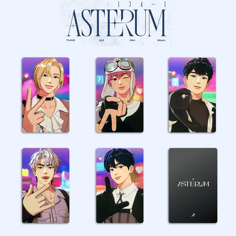 1-5pcs/set PLAVE Photocards Asterum Album 134-1 Lomo Cards YEJUN NOAH ...