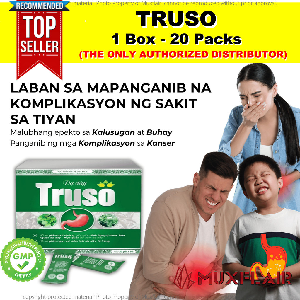 Truso Herbal Tea For Stomach Pain Help Relief for Peptic Ulcer