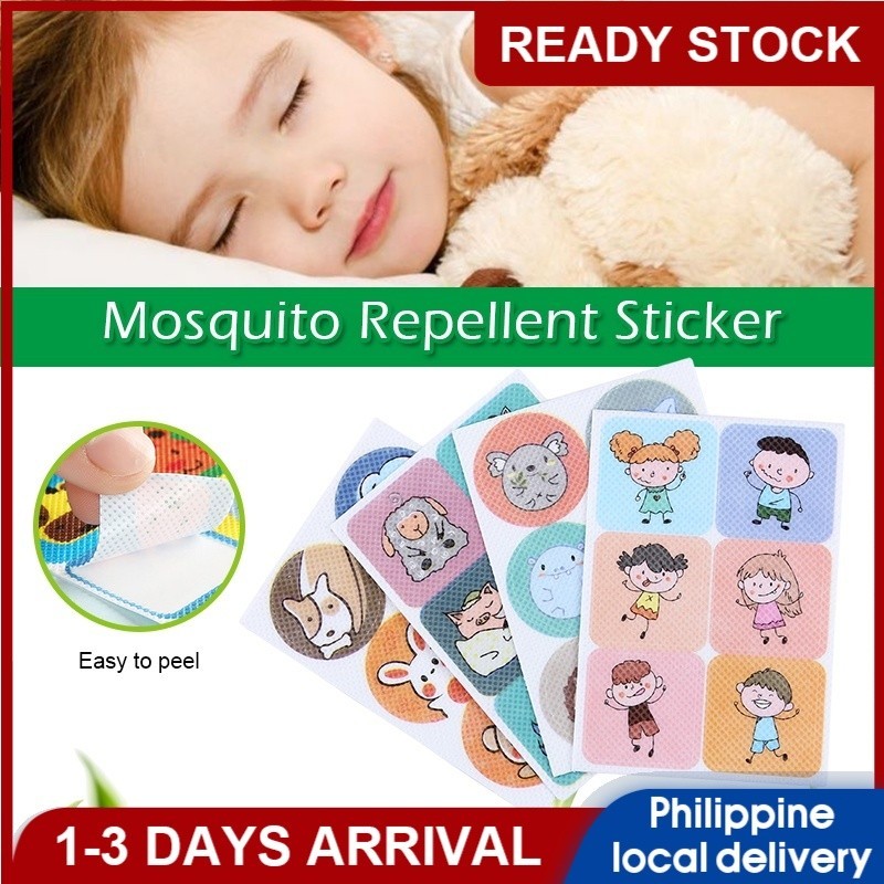 36Pcs Anti-Mosquito Sticker Baby Stickers Cartoon Repellent Sticker ...