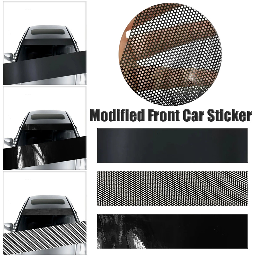 New Car Sunshade Stickers Auto Front Windshield 3D Vinyl Film Rear Gear ...
